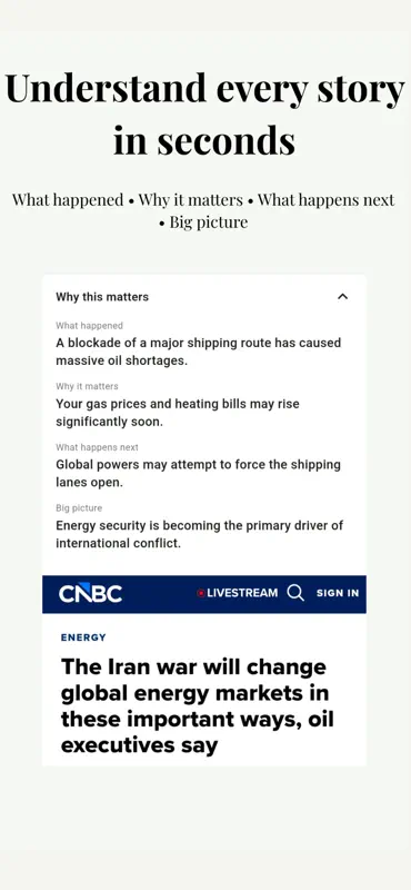 Sift – Daily News Briefing screenshot 2 of 8