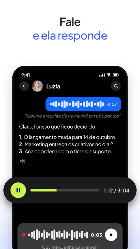 Luzia: Assistente Virtual IA screenshot 7 of 9