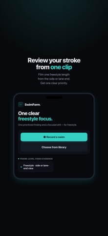 SwimForm Screenshot 1 of 6