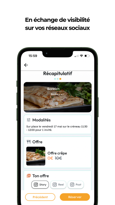 Stayfluence Food Screenshot