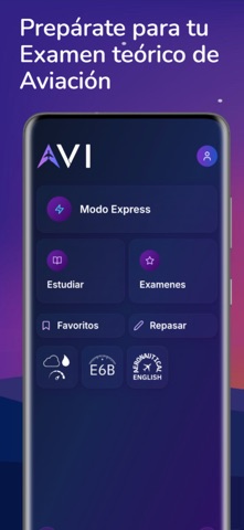 AVI Examen Aviación screenshot