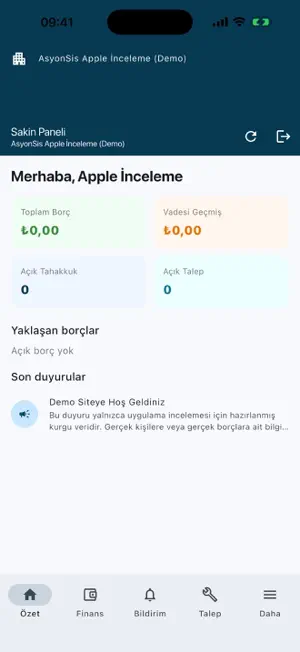 Asyonsis Apartman Yönetimi screenshot 1