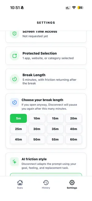 DisconnectApp screenshot 3