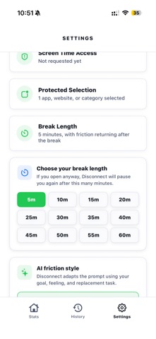 DisconnectApp Screenshot 3 of 3