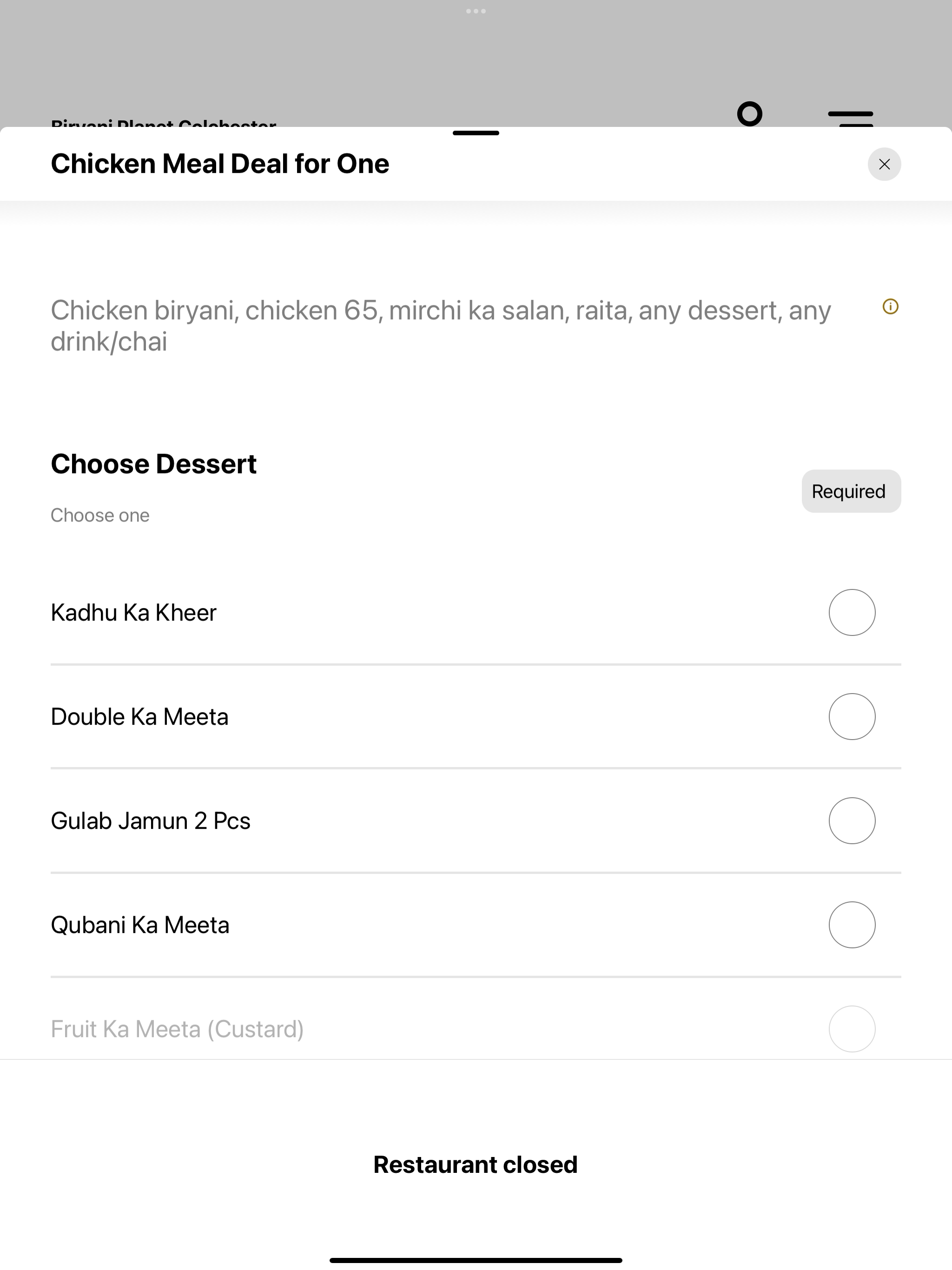 Biryani Planet Colchester screenshot 8