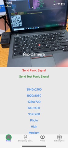 Panic State Button App screenshot