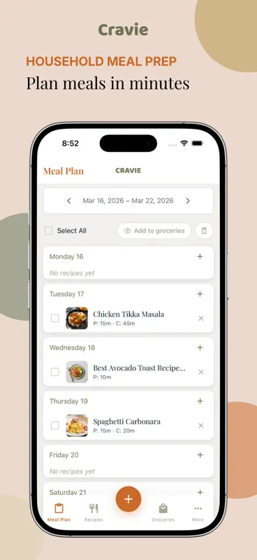 Cravie: Recipe Keeper screenshot 3 of 9