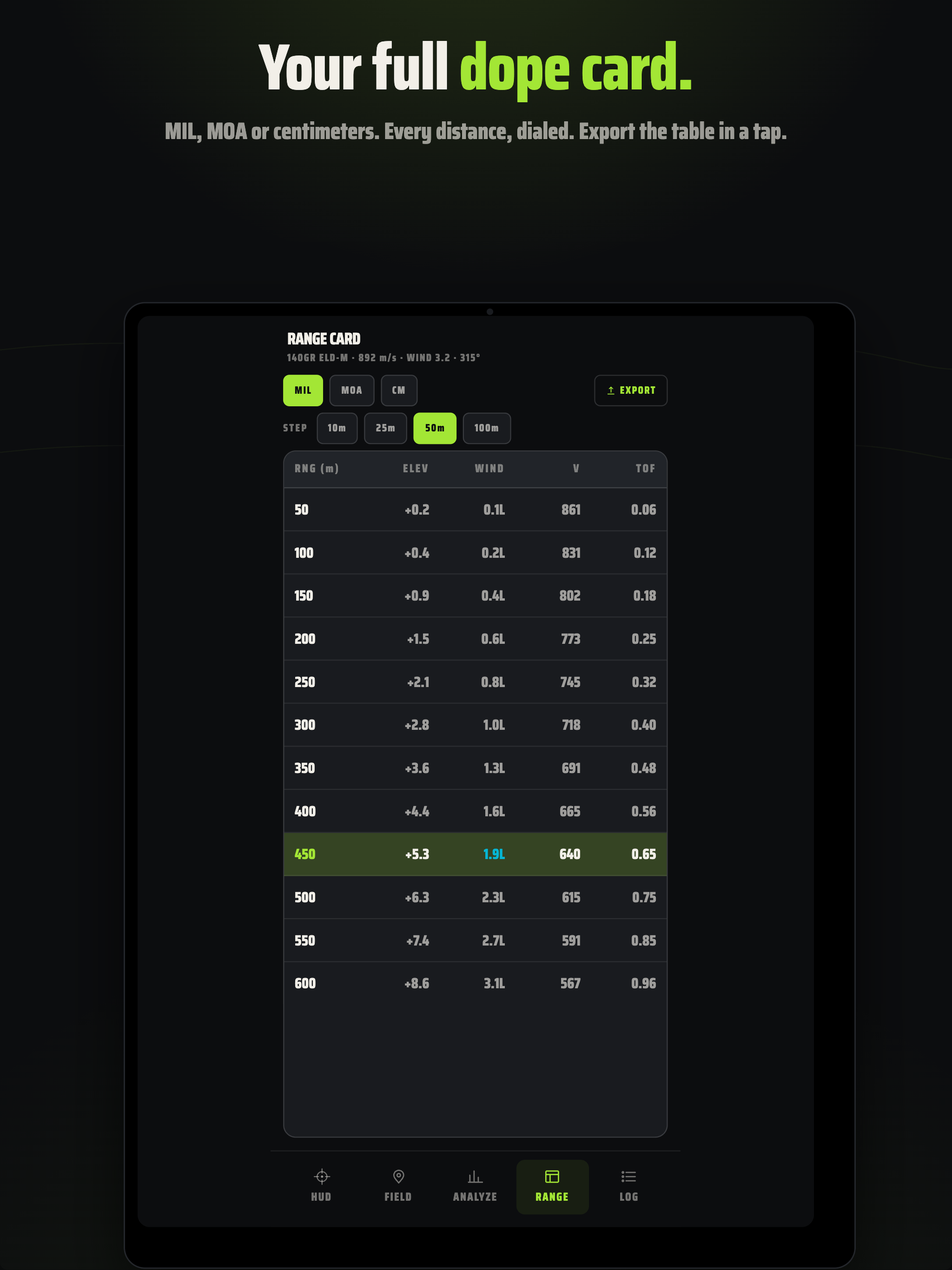 FieldSolve: Ballistic Calc screenshot 7