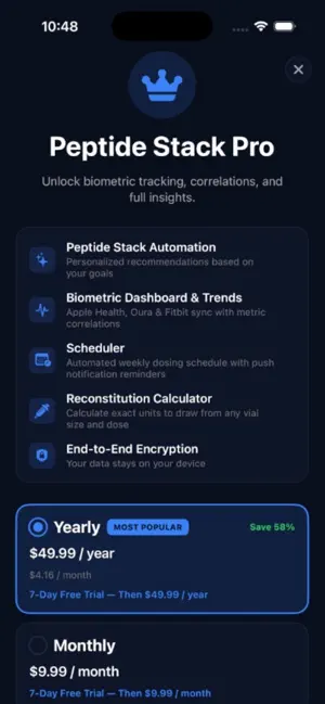 Peptide Stack AI screenshot 1