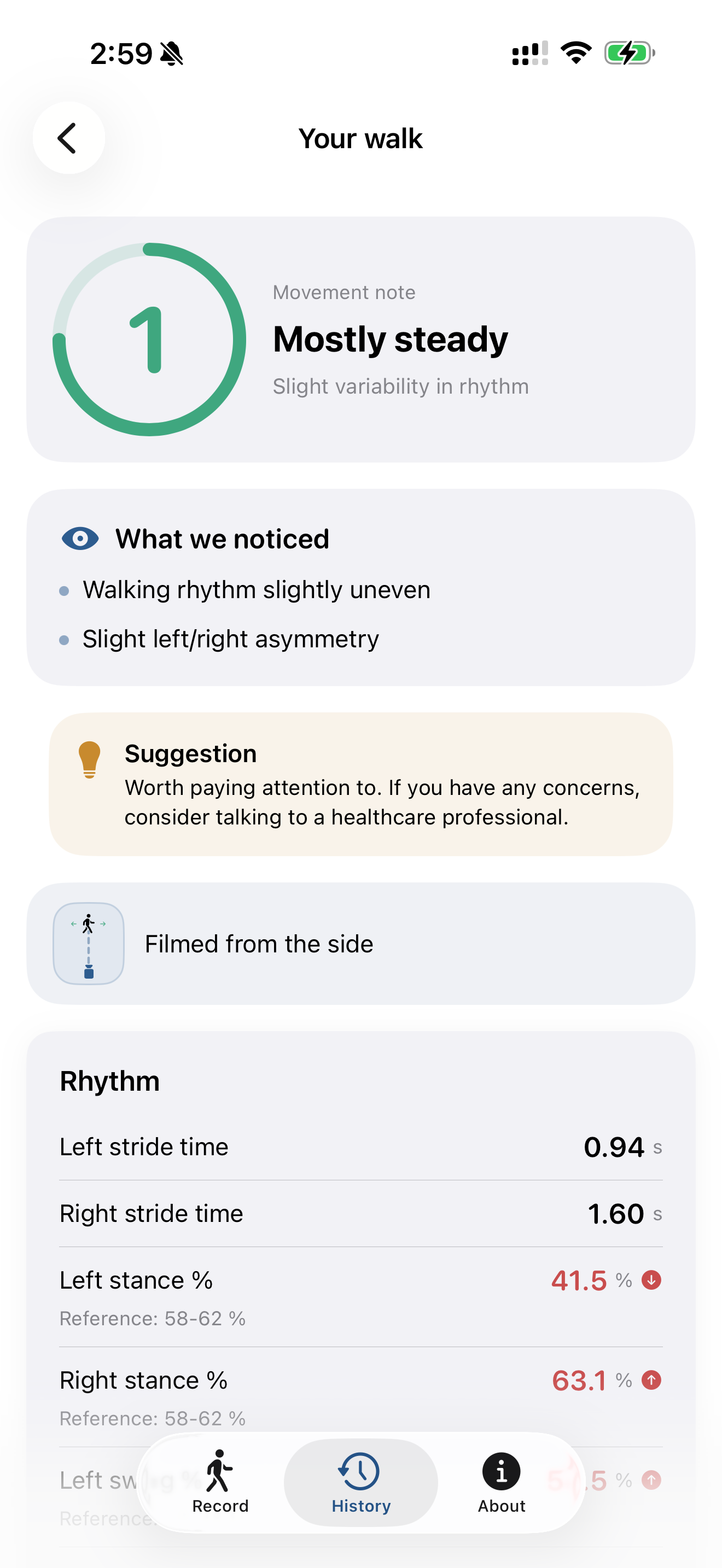 StrideMirror screenshot 3