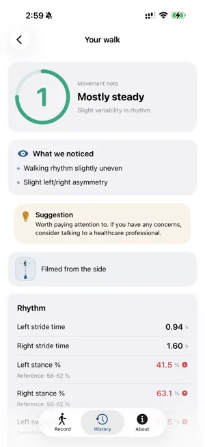 StrideMirror screenshot 3