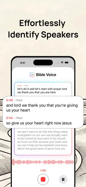 Bible Voice: Sermon Note Taker screenshot 3