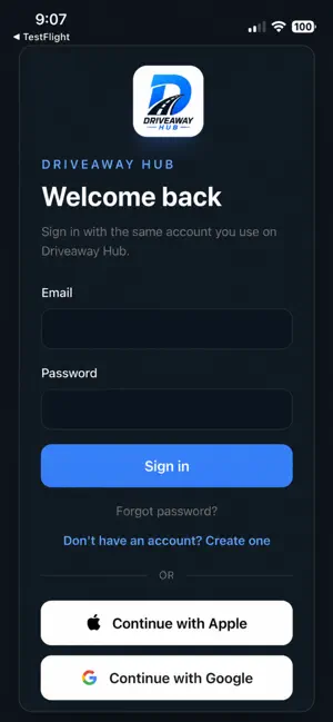 Driveaway Hub screenshot 1