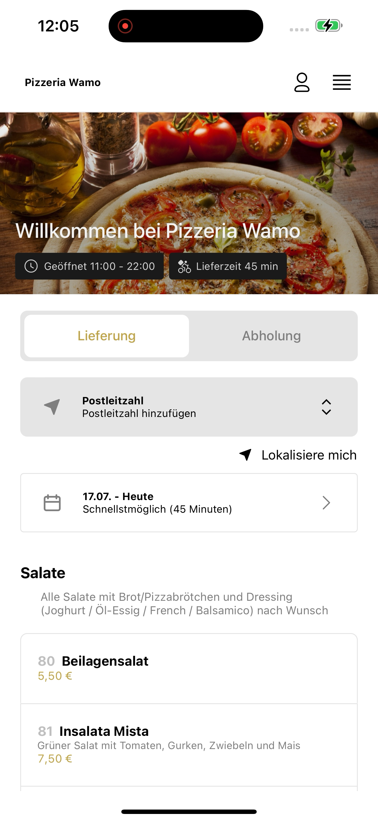 Pizzeria Wamo screenshot 6