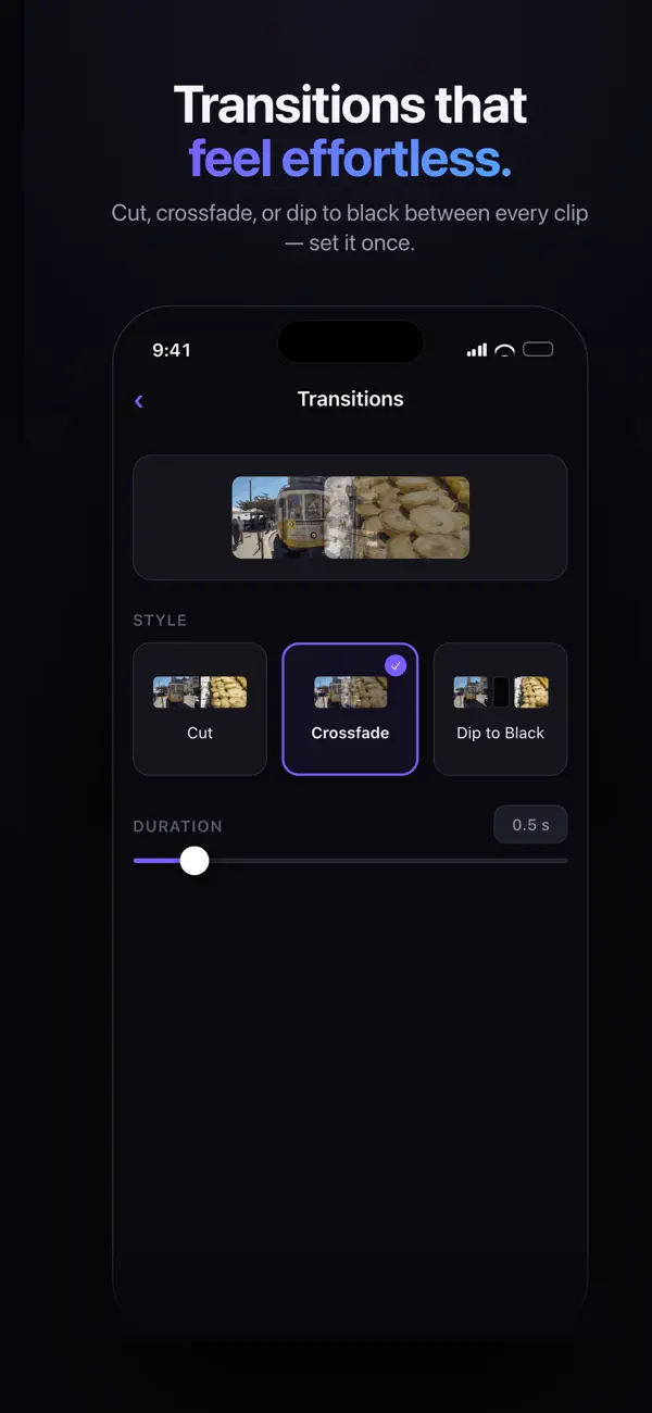 Screenshot #3 pour Seam: Merge & Stitch Videos