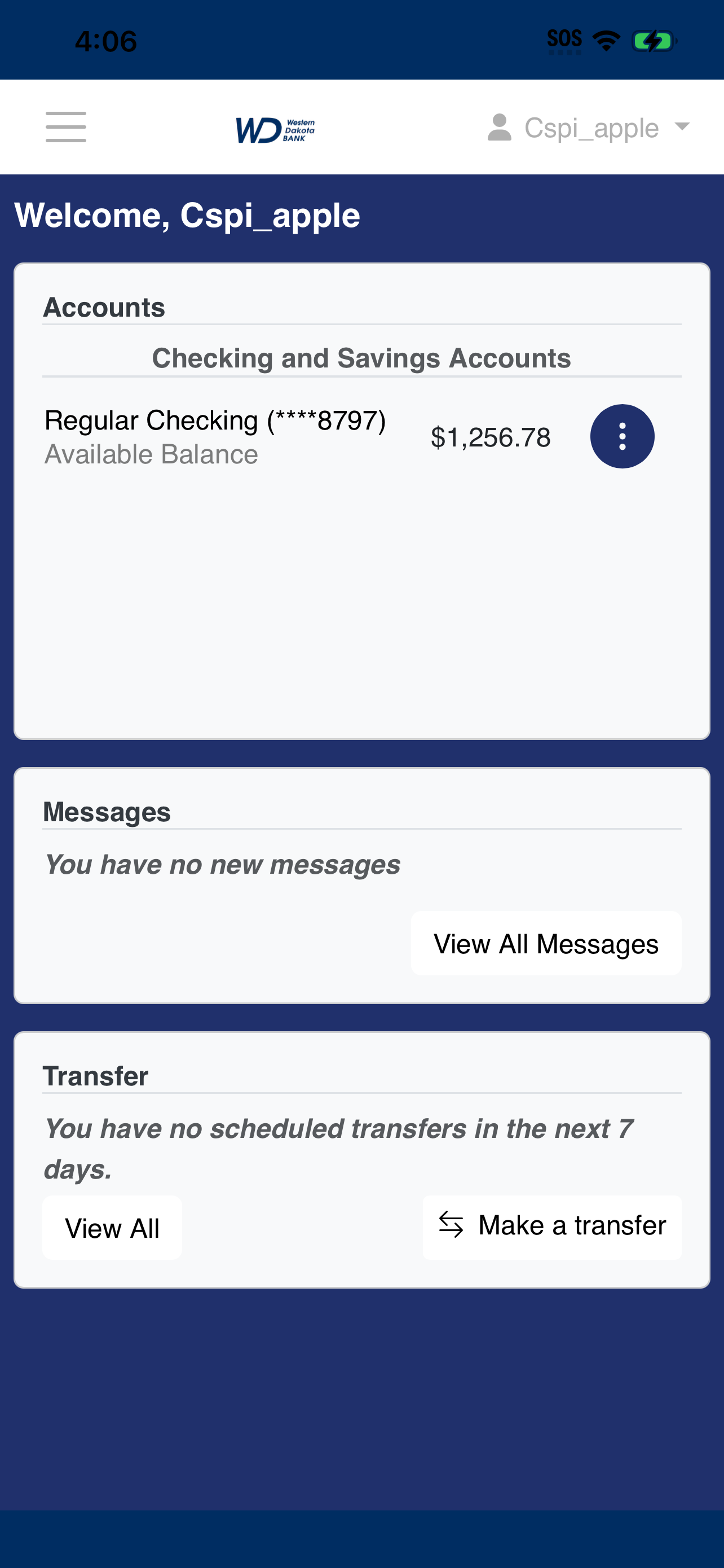 Western Dakota Bank Mobile screenshot 4