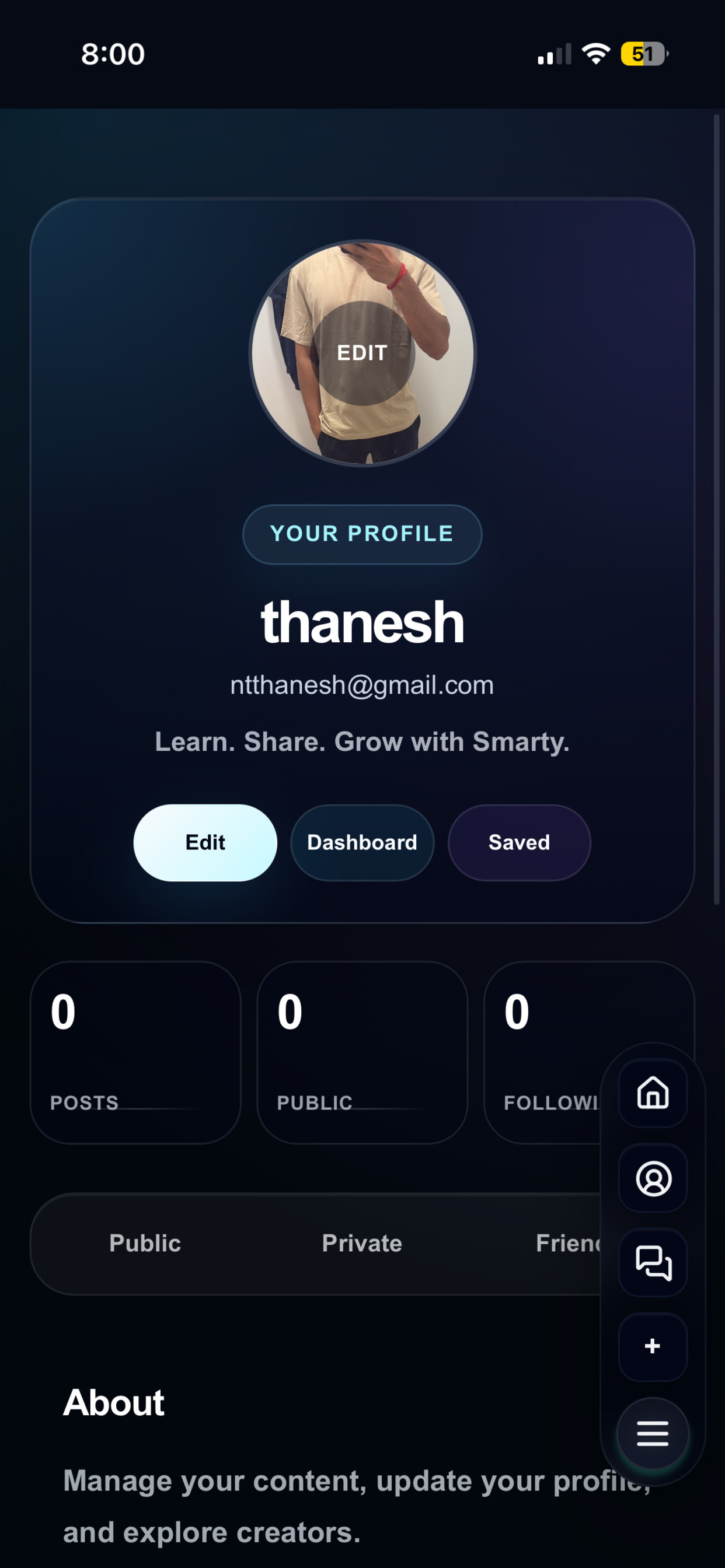 Smarty screenshot 2