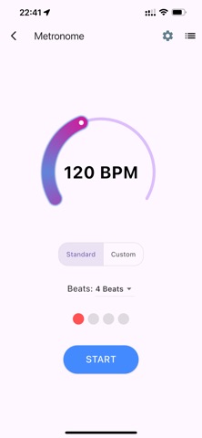 Rhythm Change Metronome screenshot