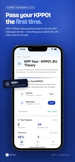 KPP Test - KPP01 JPJ Theory screenshot 1