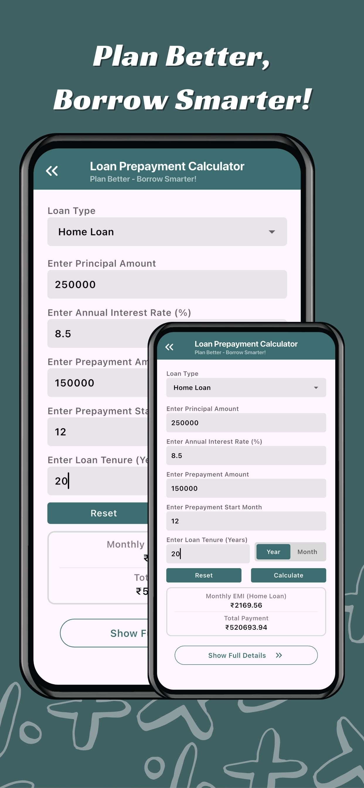 EMI Loan Tracker Calculator screenshot 5