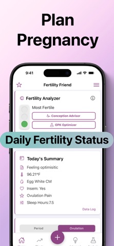 Fertility Friend FF Tracker iPhone screenshot