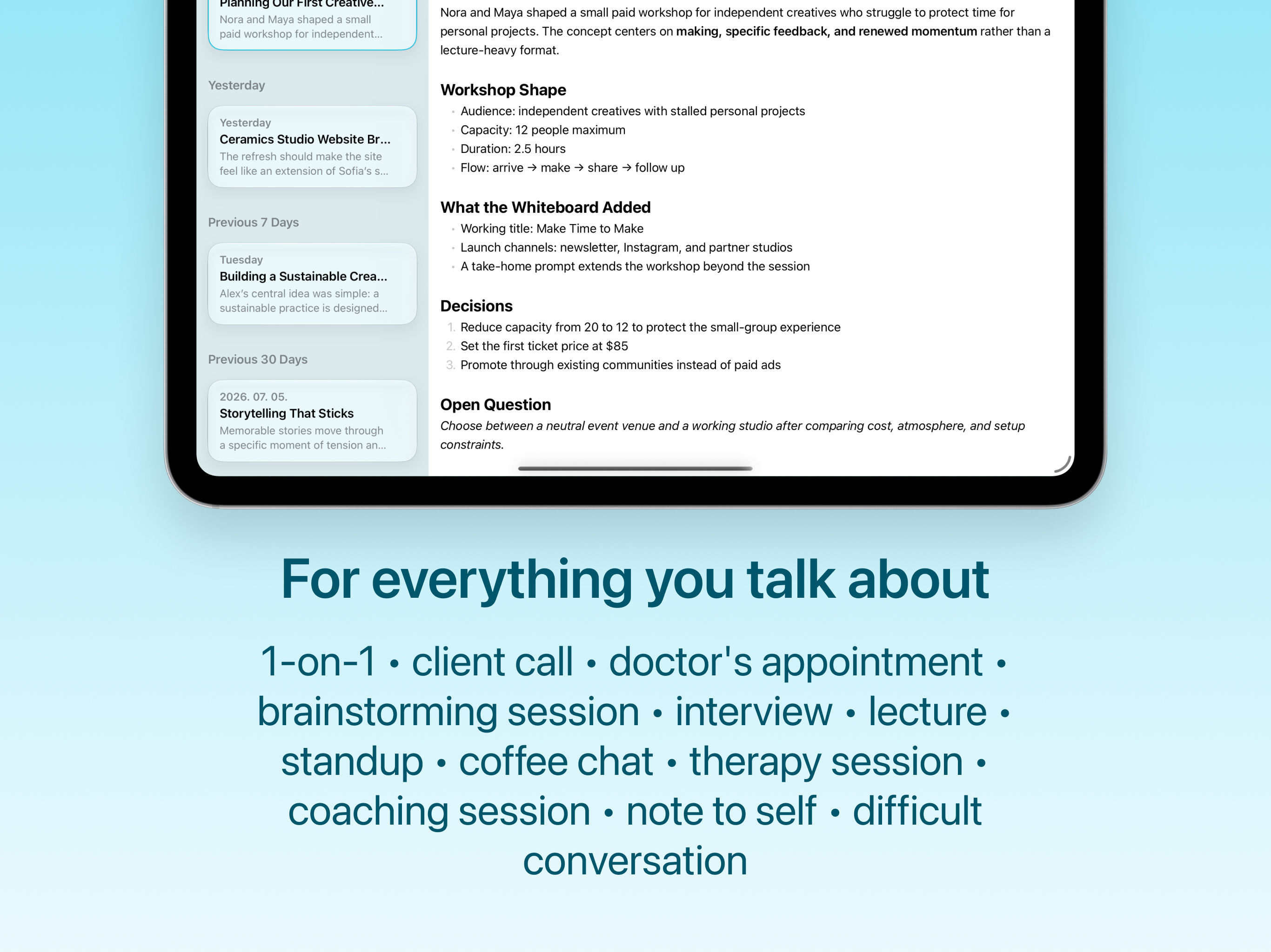 Convoxa - AI Meeting Notes screenshot 14