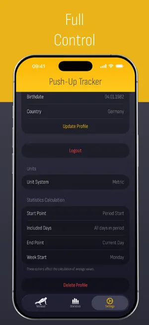 Push-Up Tracker App screenshot 4