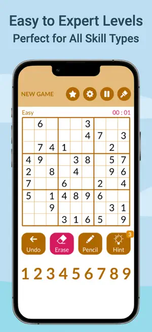 Sudoku Master : Brain Games screenshot 3