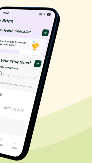 Allergy Buddy: Pollen Tracker iPhone screenshot