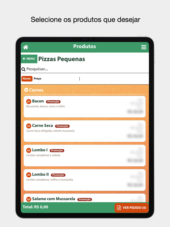 Pizzaria Don Giovani's iPad screenshot