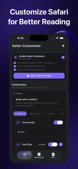 Web Reader: Read Later screenshot 1