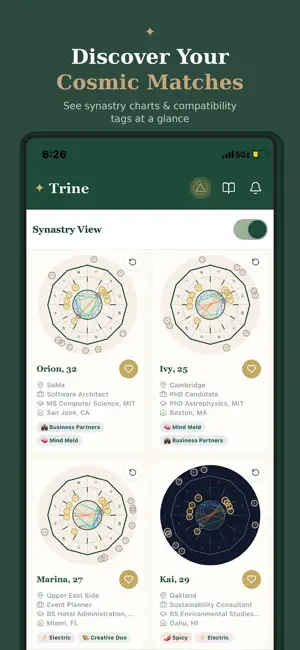 Trine: Astrology & Match screenshot 1