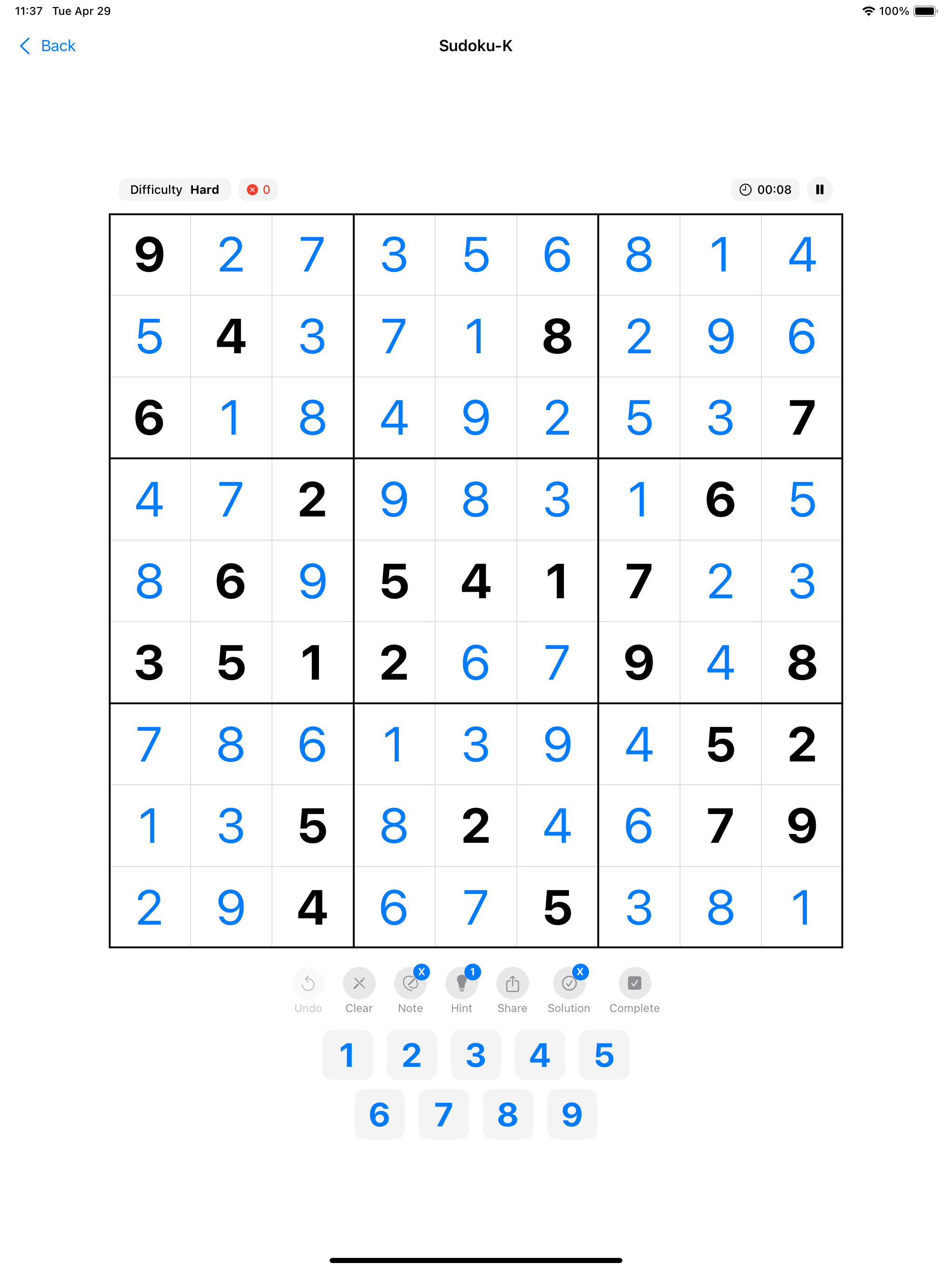 Sudoku-K screenshot 8