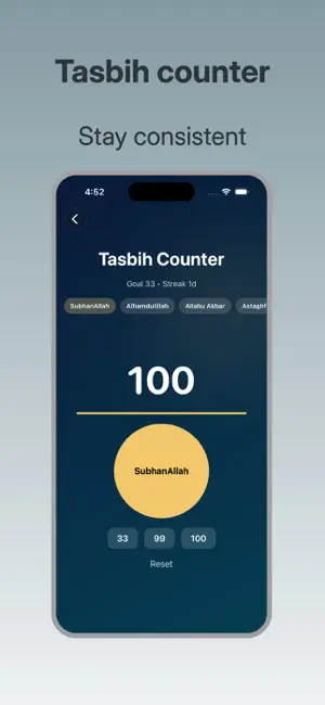 Qibla Compass & Tasbih Counter screenshot 4