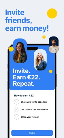 TransferGo: Money Transfer iPhone screenshot
