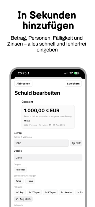 Schuldenschein Screenshot 2 of 4