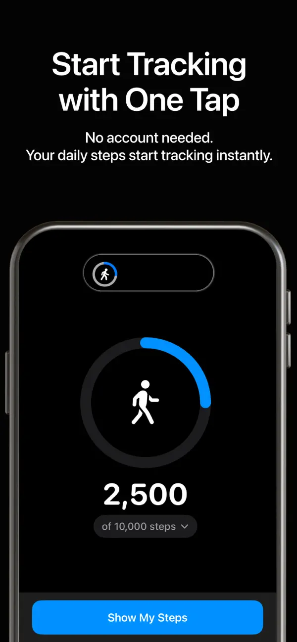 Screenshot #1 pour Live Step Counter