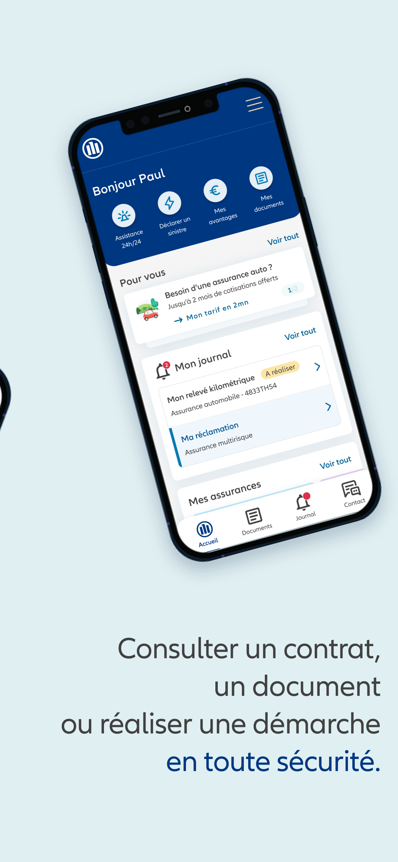 Mon Allianz mobile screenshot 2