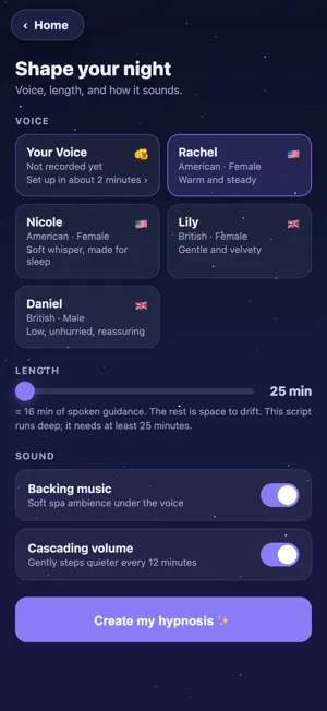 Own Mantra: Sleep Hypnosis screenshot 1