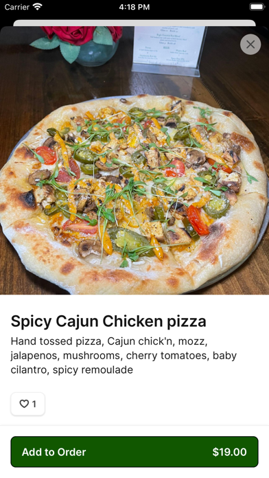 Tarantino's Vegan iPhone screenshot 4 - Food & Drink app