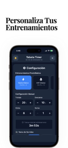 Tabata Timer - Entrenamiento screenshot