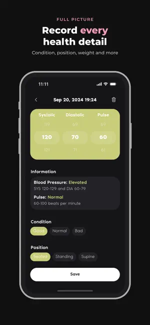 BP Tracker: Heart & Pulse Log screenshot 2