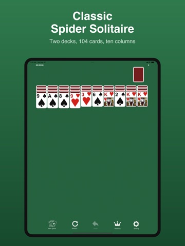Solitaire / Spider iPad screenshot