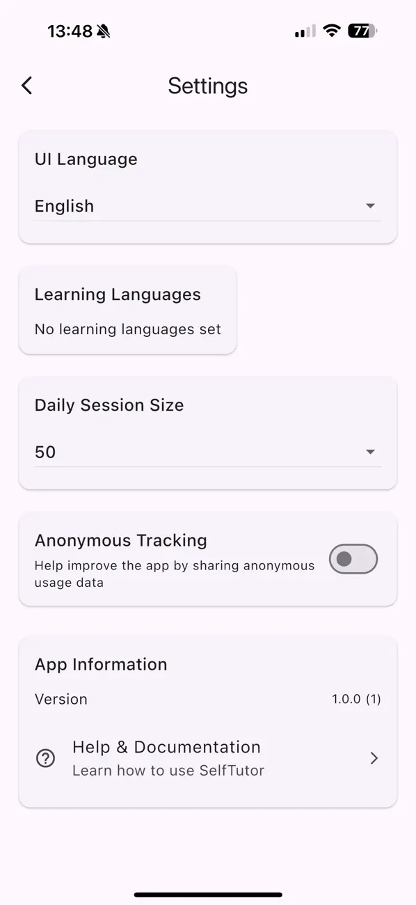 Screenshot #3 pour SelfTutor