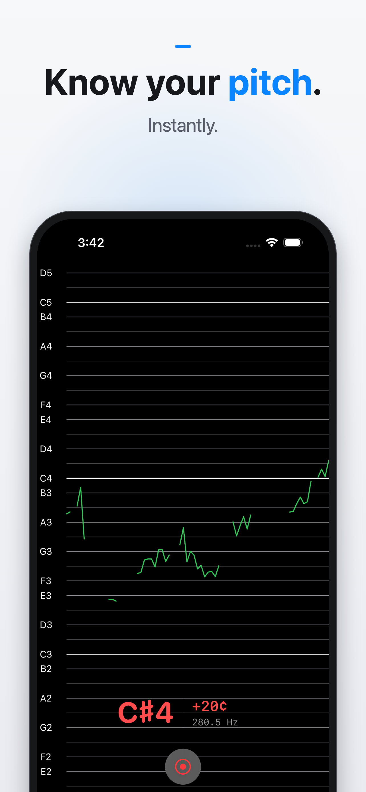 PitchMonitor - Vocal Visual screenshot 4