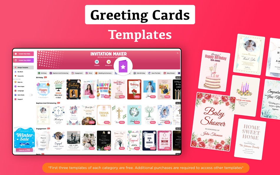 #3. Invitation Maker & Card Design (macOS) Podle: CONTENT ARCADE (UK) LTD.
