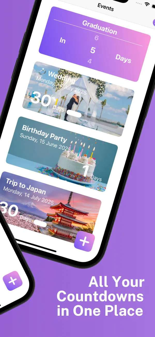 #2. Countdown Widget - Soonly (iOS) Ved: Rtifact