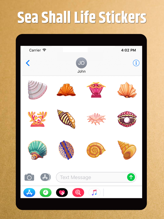 Screenshot #5 pour Sea Shell Life Stickers