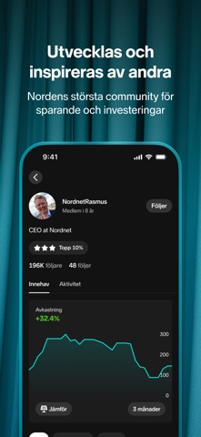 Nordnet: Aktier & Fonder iPhone screenshot 3