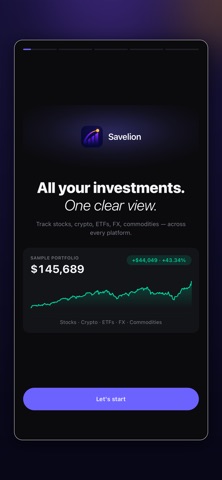 Savelion: Portfolio Tracker Screenshot 4 of 6